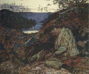 Henry Wallis the stonebreaker oil painting on canvas